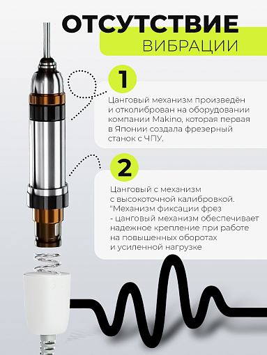 Dr.Alex, аппарат для маникюра и педикюра SP-110 45 тыс.об.,100 Вт (01 Без педали)