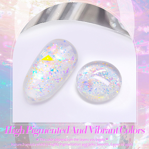 Born Pretty, Glitter Gel Polish-SG01 - гель-лак, 10 мл