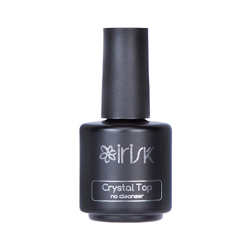 Irisk, Crystal Top - топ ультраглянцевый для гель-лака без UV-фильтра (02 без л/с), 18 мл