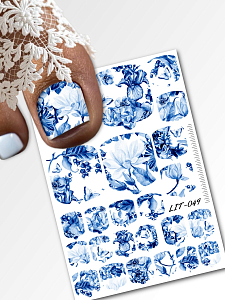 Anna Tkacheva, мини наклейки пленки для педикюра LIT-049