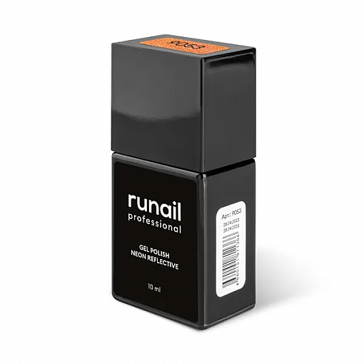 RuNail, гель-лак неоновый светоотражающий №9053, 10 мл