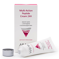 Aravia, Multi-Action Peptide Cream - мульти-крем с пептид. и антиоксидант. комплексом для лица, 50мл