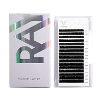 VECTOR RAY, Volume Lashes - микс ресниц для наращивания (изгиб B/Толщ.0,05 мм/Длина 7-12)