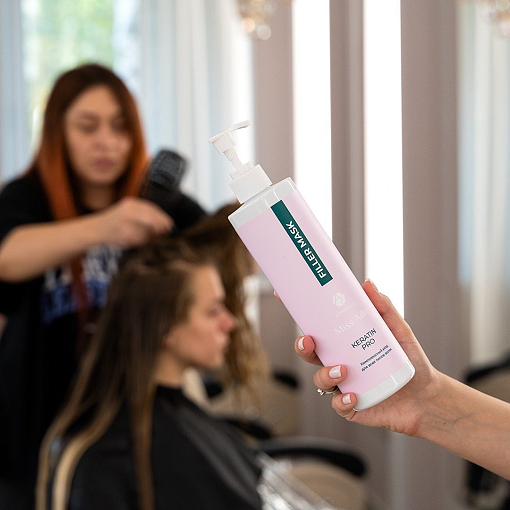 Adricoco, Miss Adri Keratin Pro - универсальная маска-филлер для волос с кератином, 500 мл