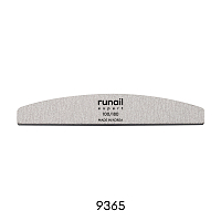 Runail Expert, профессиональные пилки для ногтей (полукруглая, 100/180), 10 шт