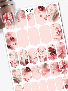 Anna Tkacheva, наклейки пленки для дизайна ногтей N-098