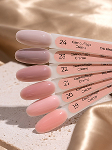 TNL, Camouflage Creme - набор №8 камуфлирующий нюдовый гель-лак (6 оттенков по 10 мл)