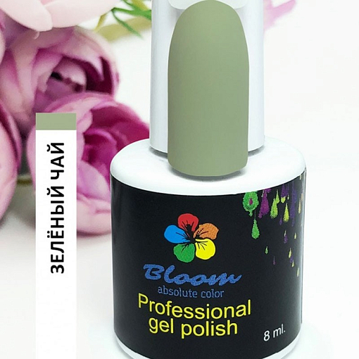 Bloom, гель-лак (Зеленый чай), 8мл