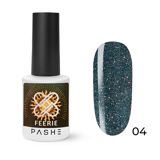 PASHE, Feerie - светоотражающий гель-лак №04 (небо в алмазах), 9 мл