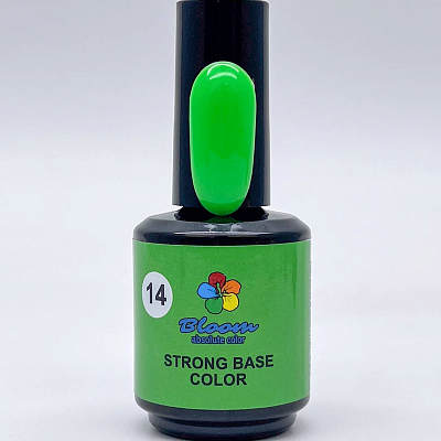 

Bloom, Strong COLOR - цветная неоновая база (№14), 15 мл