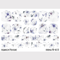 Anna Tkacheva, наклейки пленки для педикюра PR-653