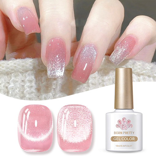 Born Pretty, Crystal Cat Magnetic Gel - магнитный гель-лак "кошачий глаз" MY40, 10 мл