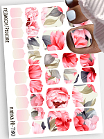 Anna Tkacheva, наклейки пленки для педикюра PR-780