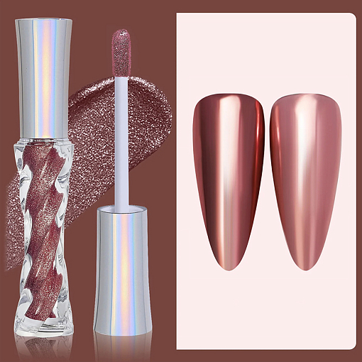 Mirror Effect Nail Powder - жидкий пигмент с эффектом металла №02, 3 гр