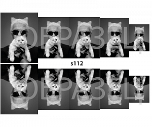 Слайдер-дизайн "Человек и кошка s112"