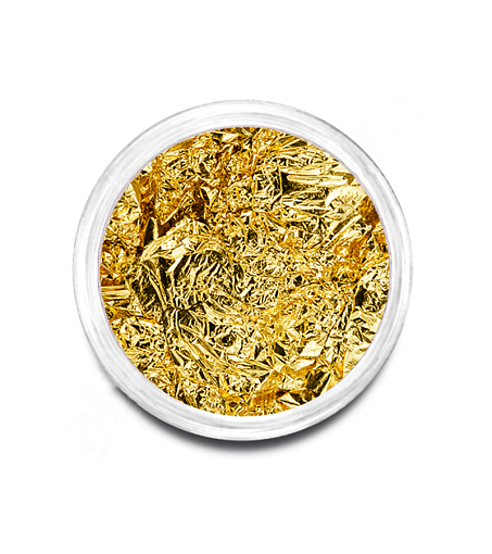 PUF, набор фольга для дизайна (золото, серебро), 2 шт