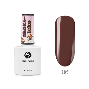 Adricoco, гель-лак "Shoko-LOKO" №06, 8 мл