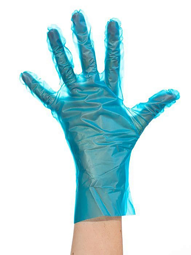 Archdale, перчатки для маникюриста из термопластичного эластомера (синие, размер L), 100 пар