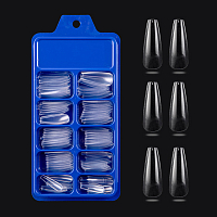 Микс набор №7 эластичная база для ногтей склонных к отслоению материала, гелевые типсы, 100 шт