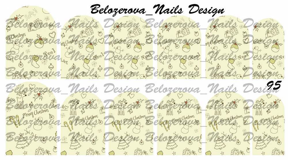 Слайдер-дизайн Belozerova Nails Design на прозрачной пленке (95)