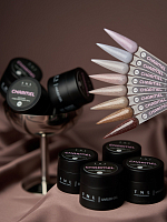 TNL, Charmel - жесткий гель для наращивания с шиммером №03, 15 мл