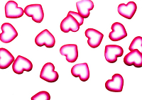 Фимо "Розовые сердечки", 5 мм, 1 шт