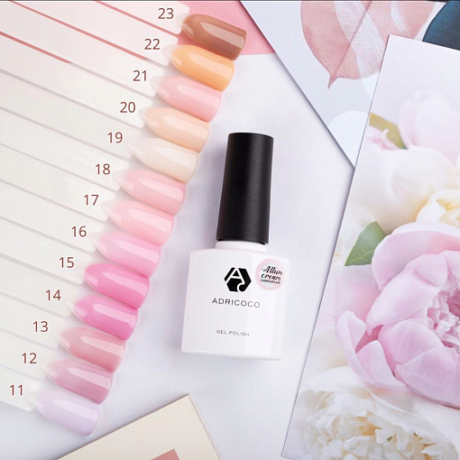 Adricoco, камуфлирующий гель-лак (Est Naturelle №13), 8 мл