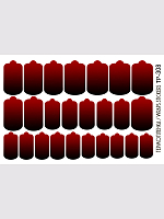 Anna Tkacheva, наклейки пленки для дизайна ногтей TP-308