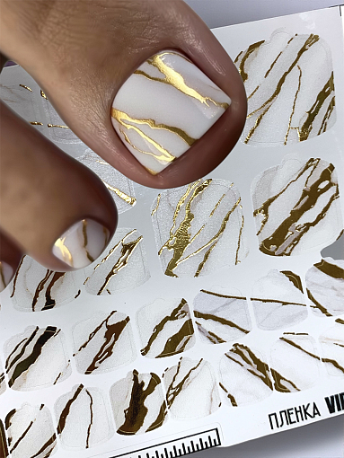 Anna Tkacheva, наклейки пленки для педикюра с фольгой VIP-074 Anna Tkacheva, наклейки пленки для педикюра с фольгой VIP-074