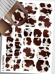 Anna Tkacheva, наклейки пленки для педикюра PR-717