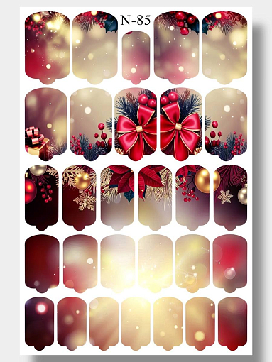Anna Tkacheva, наклейки пленки для дизайна ногтей N-085
