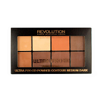 Makeup Revolution, HD Pro Powder Contour - палетка для контурирования (Medium Dark)