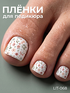 Anna Tkacheva, мини наклейки пленки для педикюра LIT-068