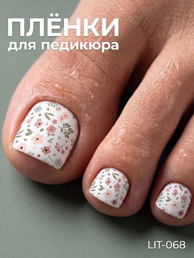 Anna Tkacheva, мини наклейки пленки для педикюра LIT-068