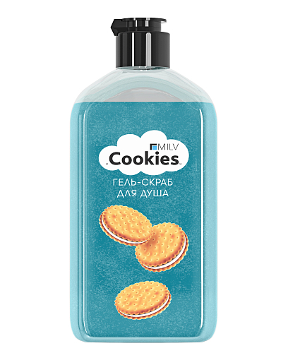 Milv, гель-скраб для душа "COOKIES", 340 мл