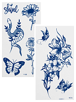 Irisk, набор №13 INK TATOO - тату реалистичная долговременная для тела, 2 шт