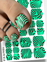 Anna Tkacheva, наклейки пленки для педикюра PR-814