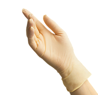 Benovy, Latex Chlorinated - перчатки латексные неопудренные (M), 50 пар