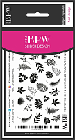 BPW.Style, слайдер-дизайн (Черные листья)