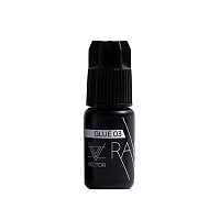VECTOR RAY, черный клей для наращивания ресниц Glue 03 (Сцепка 2-3 сек), 5 мл
