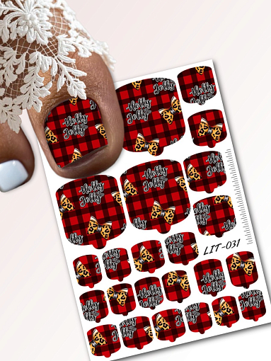 Anna Tkacheva, мини наклейки пленки для педикюра LIT-031 Anna Tkacheva, мини наклейки пленки для педикюра LIT-031