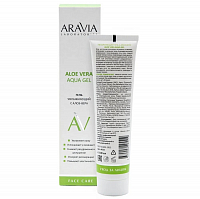 Aravia Laboratories, Aloe Vera Aqua Gel - увлажняющий гель для лица с алоэ-вера, 100 мл