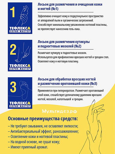 МультиДез, набор №45 лосьон для размягчения ороговевшей кожи, увлажняющий мусс для ног