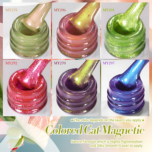 Born Pretty, Fruit Cat eye gel - магнитный гель-лак "кошачий глаз" MY296, 10 мл
