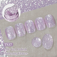 Born Pretty, Jelly Nude Gel - гель-лак желе с блестками №04, 10 мл