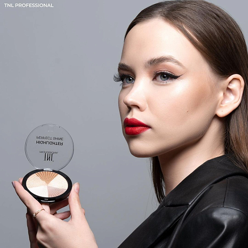 Микс набор №116 хайлайтер для лица Perfect Shine, подставка для кистей и инструментов