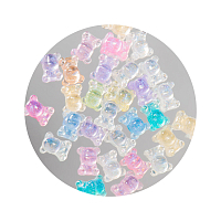 Набор №18 объемного декора в пакете (мишки, сердечки, сердечко-капля), 90 шт