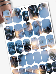 Anna Tkacheva, наклейки пленки для дизайна ногтей N-088