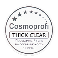 Cosmoprofi, гель скульптурный (Thick Clear), 50 гр