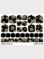 Anna Tkacheva, наклейки пленки для педикюра PR-768